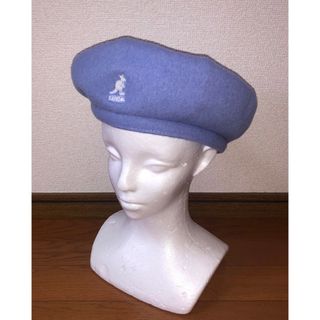 カンゴール(KANGOL)のXL 新品 KANGOL ウール ベレー帽 ハンチングキャップ パープル 紫(ハンチング/ベレー帽)