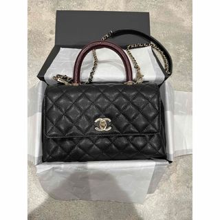 シャネル(CHANEL)の新品CHANELシャネル ココハンドル 24 XS トップハンドル バッグ 黒(ショルダーバッグ)