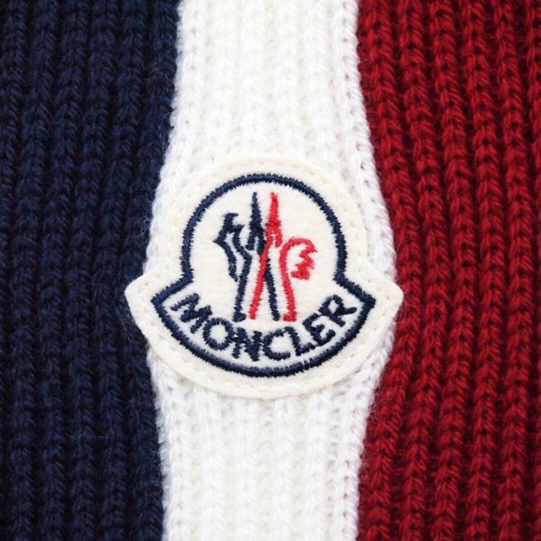 MONCLER(モンクレール)の送料無料 69 MONCLER モンクレー ネイビー マフラー SCIARPA 男女兼用 メンズのファッション小物(マフラー)の商品写真