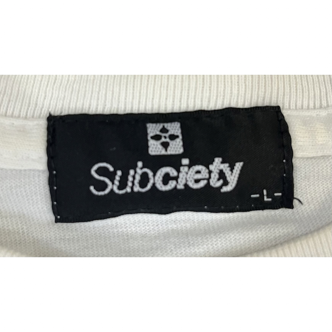 Subciety(サブサエティ)のサブサエティSubciety Tee サイズL メンズのトップス(Tシャツ/カットソー(半袖/袖なし))の商品写真