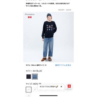 ジェイダブリューアンダーソン(J.W.ANDERSON)のユニクロ　jw Anderson デニム　28 美品(デニム/ジーンズ)