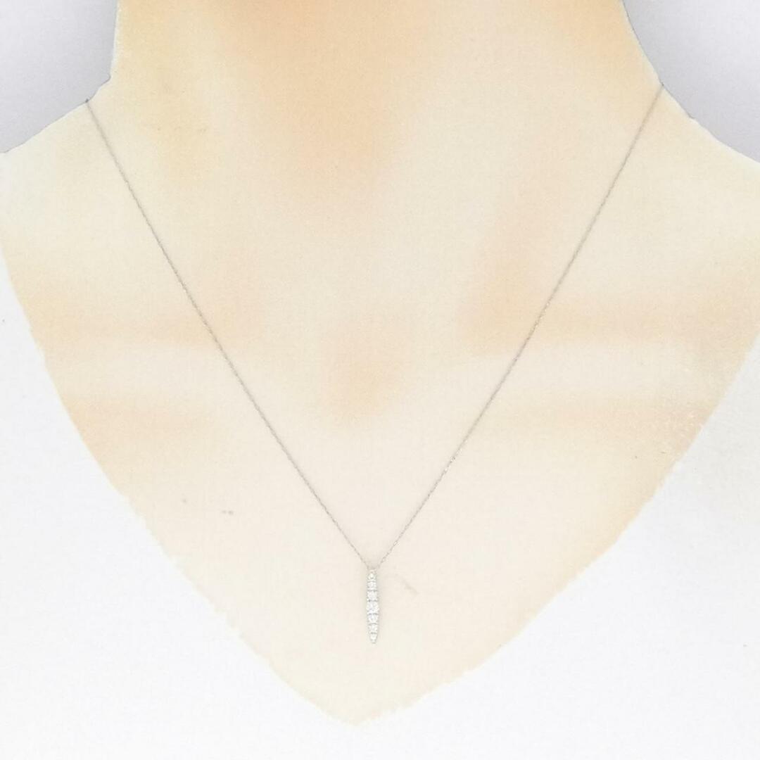 【リメイク】PT ダイヤモンド ネックレス 0.15CT レディースのアクセサリー(ネックレス)の商品写真