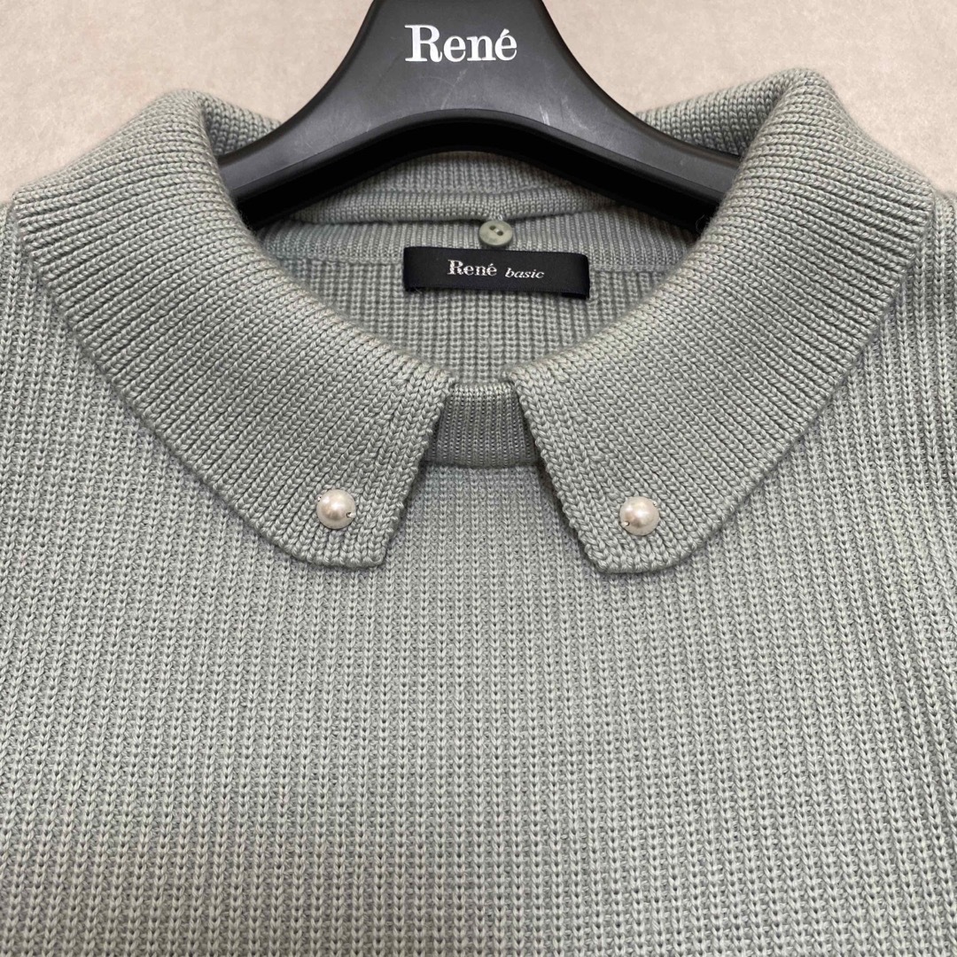 René - ルネ ニット プルオーバー 34 ペールグリーンの通販 by みぃ's