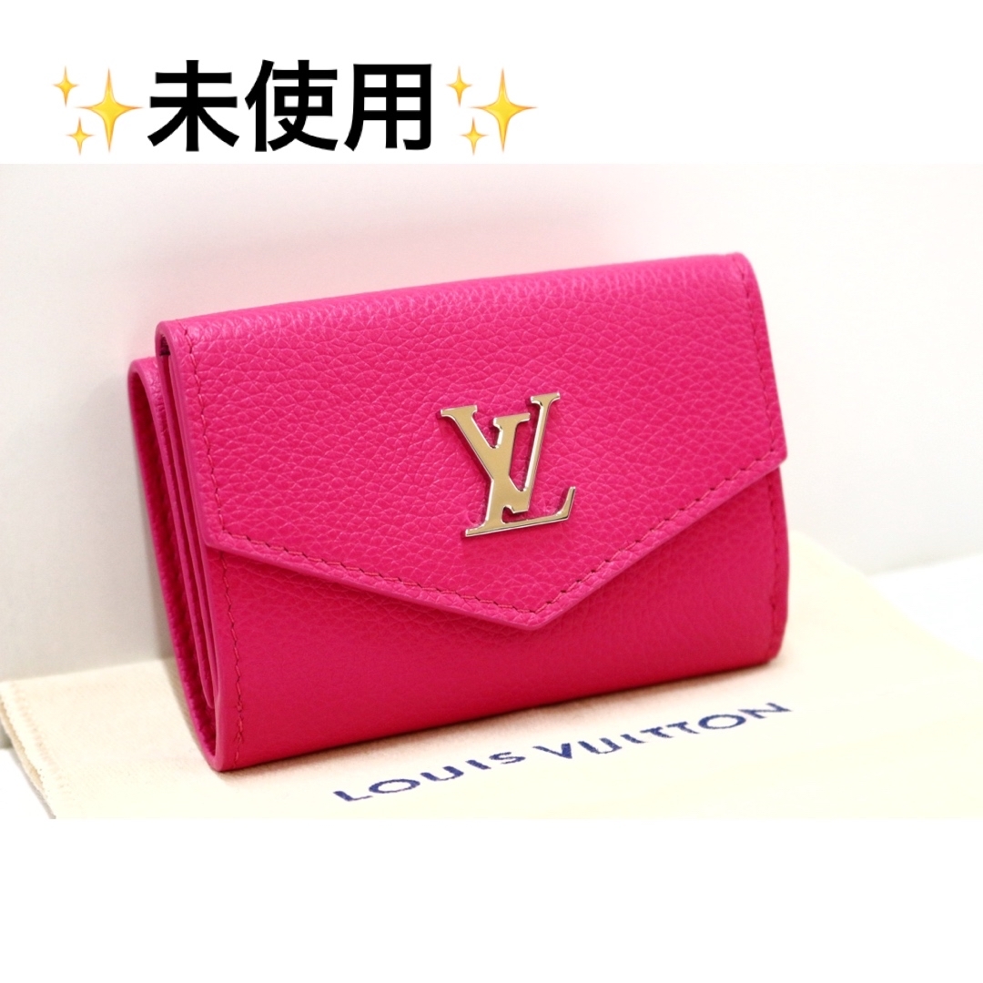 LOUIS VUITTON(ルイヴィトン)の！限定品！ヴィトン☆ポルトフォイユ・ロックミニ/ピンク/折り財布 レディースのファッション小物(財布)の商品写真