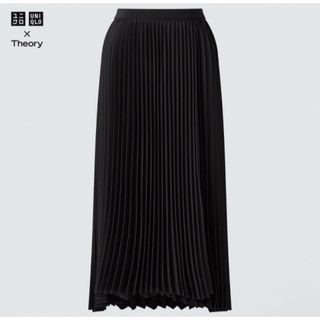 ユニクロ(UNIQLO)のUNIQLO theory プリーツラップスカート(ロングスカート)