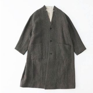 ネストローブ(nest Robe)のネストローブ　ウールリネンツイルロングコート(ロングコート)