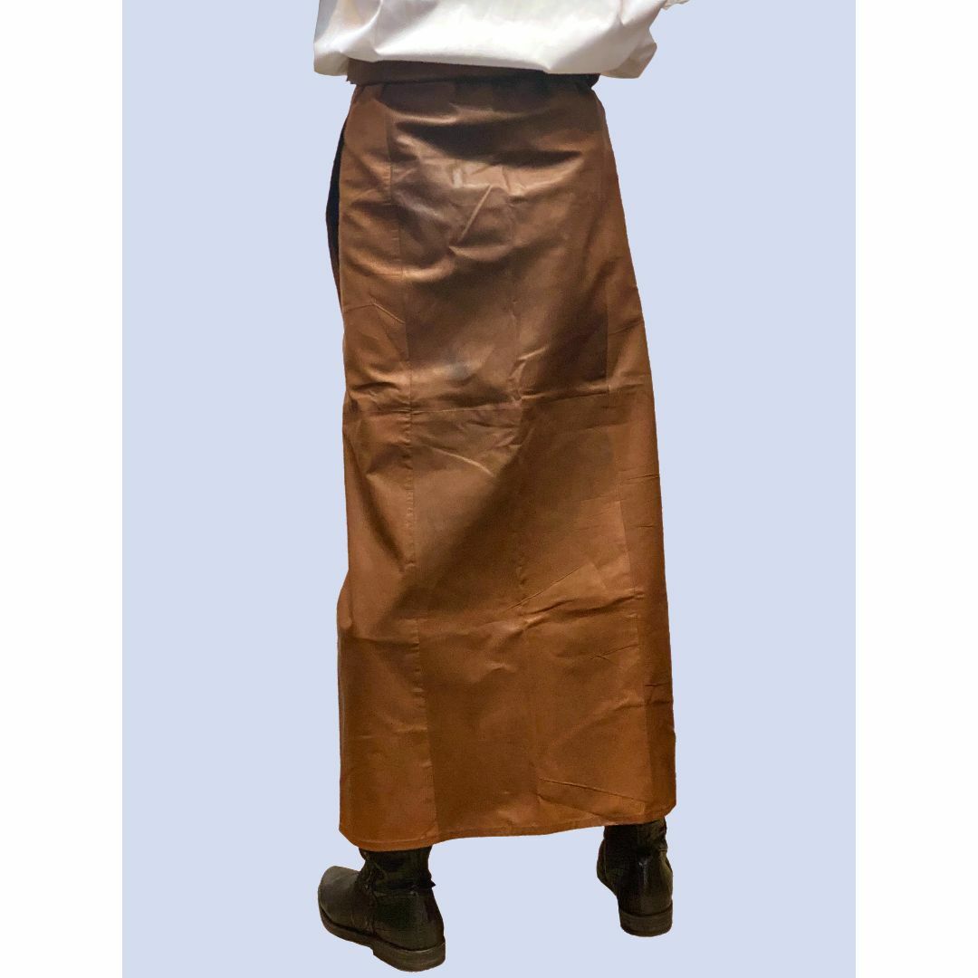 BAJRA(バジュラ)の【 bajra 】 本革 ロング ラップ スカート（巻きスカート） レディースのスカート(ロングスカート)の商品写真