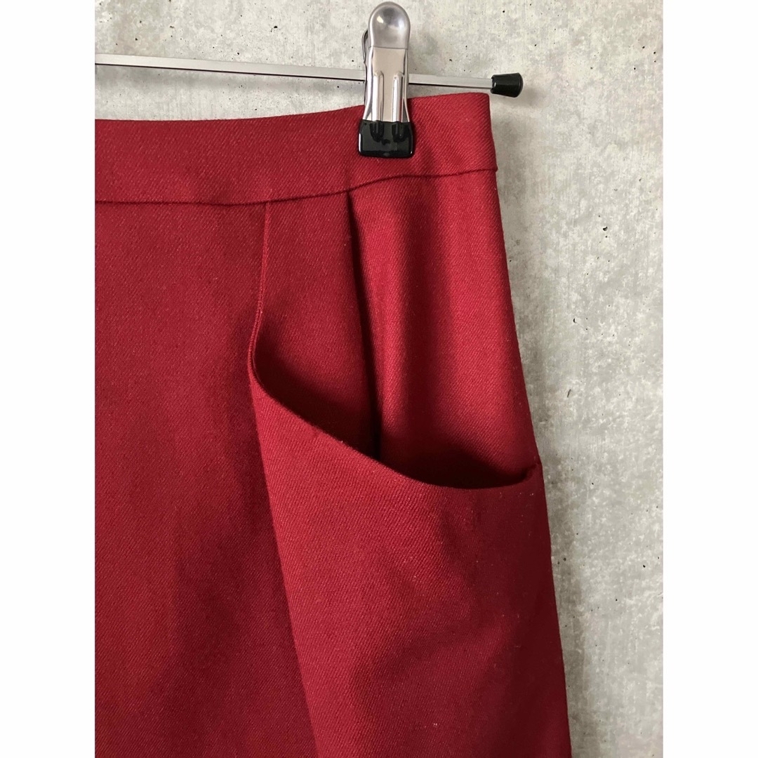 ESTNATION(エストネーション)の【小柄さん】赤ミニボトム  膝上スカート  レディースのスカート(ミニスカート)の商品写真