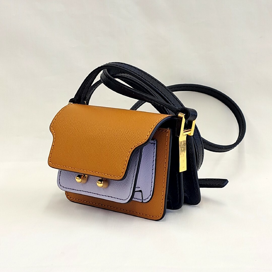 MARNI - マルニ MARNI ショルダーバッグ バイカラー ナノ MARNI - マルニ MARNI ショルダーバッグ バイカラー ナノ
