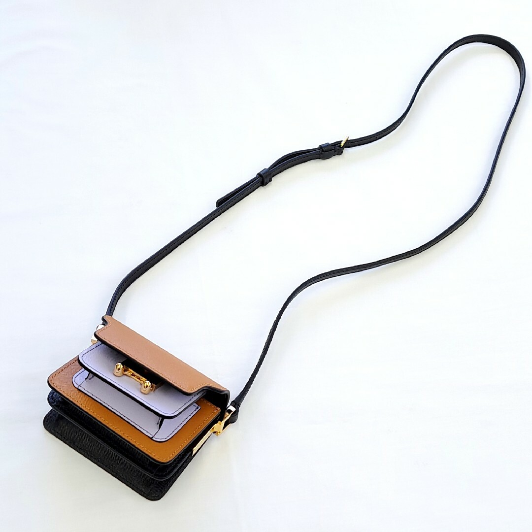 MARNI - マルニ MARNI ショルダーバッグ バイカラー ナノ MARNI - マルニ MARNI ショルダーバッグ バイカラー ナノ