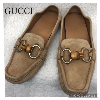 グッチ(Gucci)のGUCCI グッチ　36(23cm)　バンブーホースビット　ドライビングシューズ(スリッポン/モカシン)