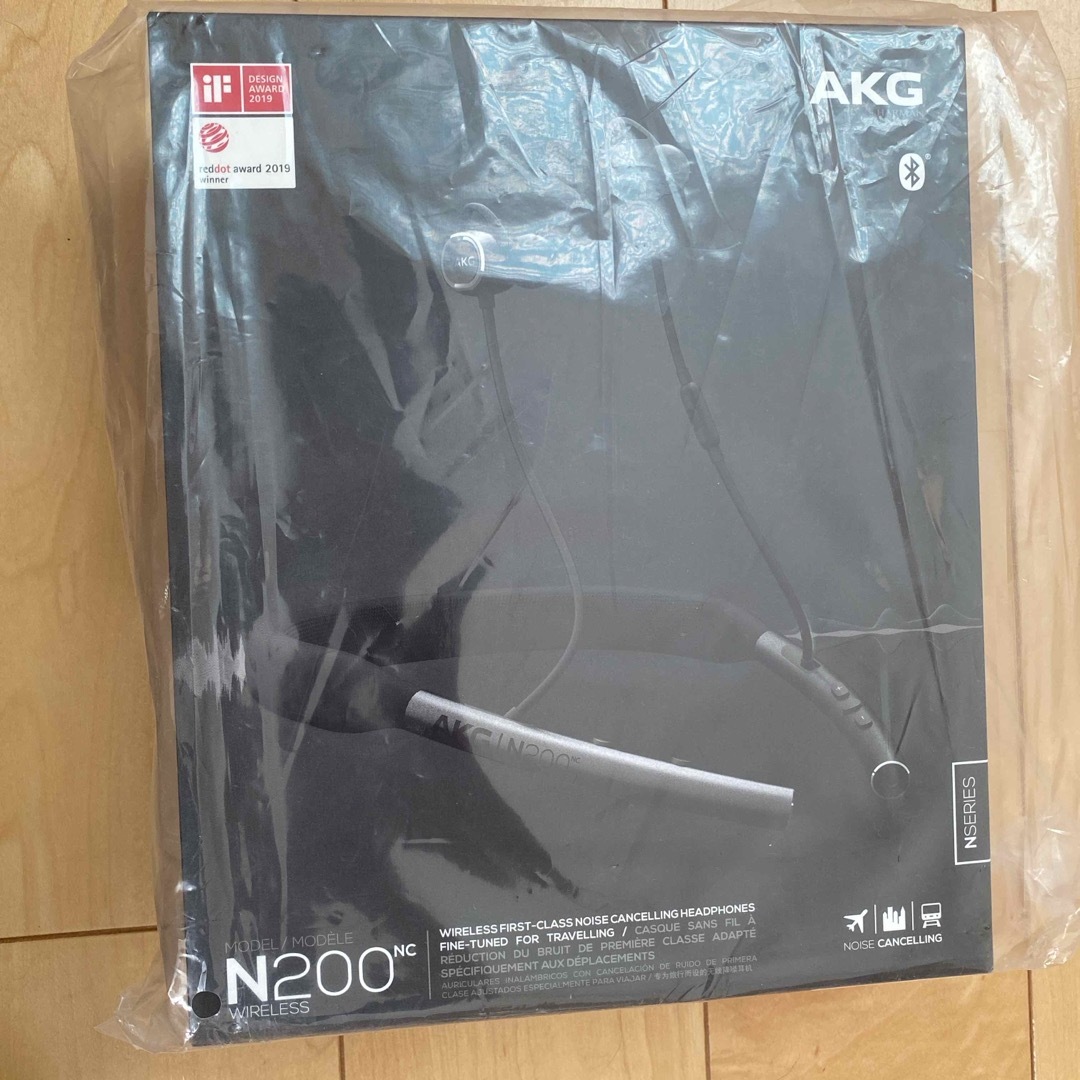 【新品】AKG カナル イヤホン N200NC WIRELESS密閉型HPリモコン