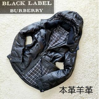 BURBERRY BLACK LABEL - バーバリーブラックレーベル限定ラムレザー