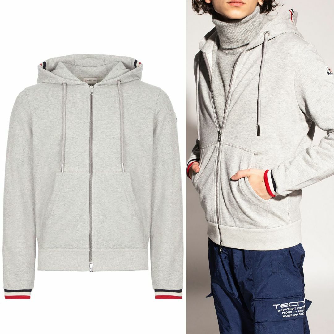 MONCLER モンクレール グレーパーカー L