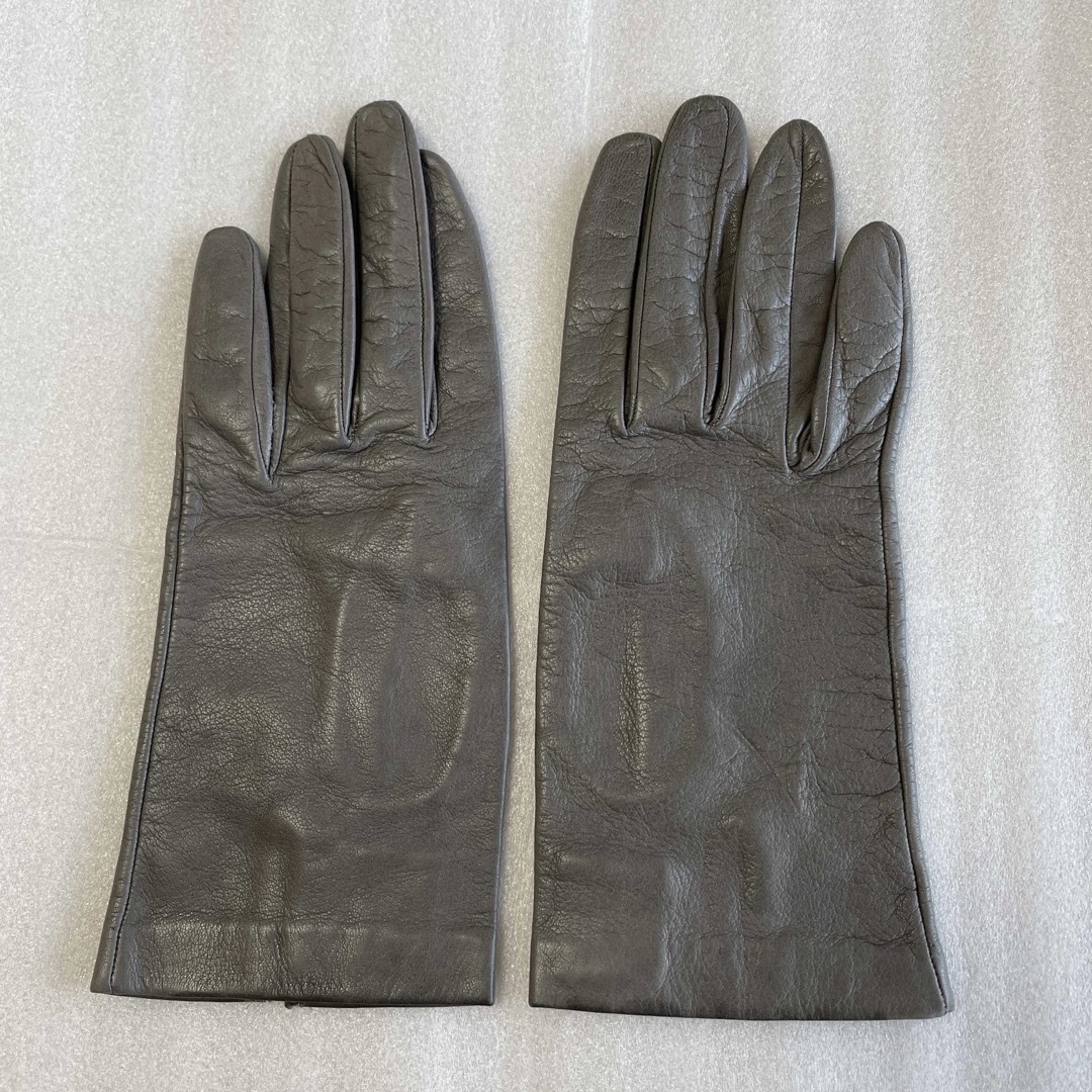sermoneta gloves 手袋 レディース グレー レディースのファッション小物(手袋)の商品写真