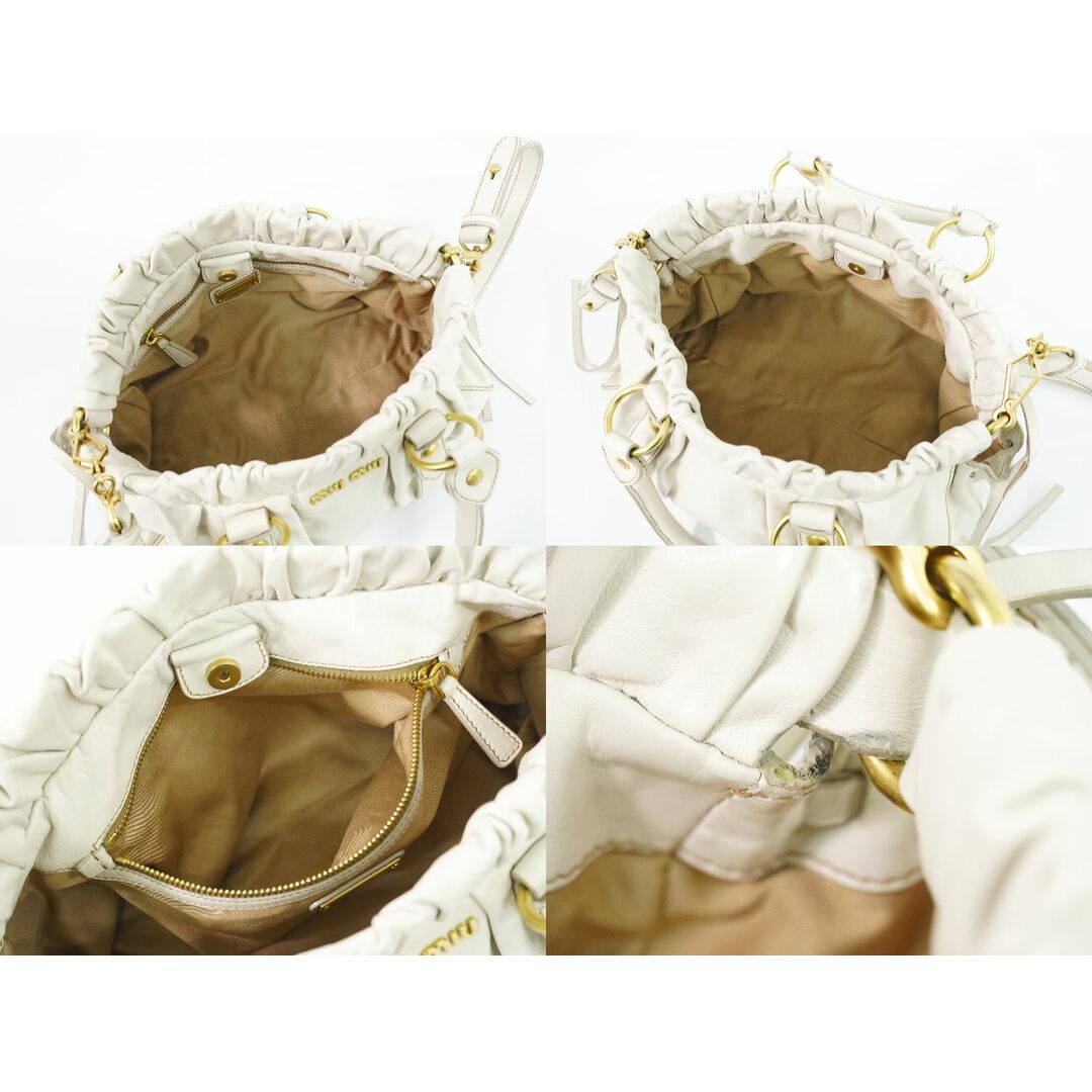 MIU MIU - 本物 ミュウミュウ MIU MIU 2WAY ショルダーバッグ MIU MIU - 本物 ミュウミュウ MIU MIU 2WAY ショルダーバッグ
