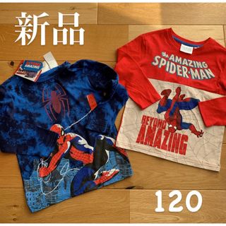 マーベル(MARVEL)のスパイダーマン　薄手ロンT(Tシャツ/カットソー)