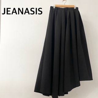 ジーナシス(JEANASIS)のJEANASIS ジーナシス　ブラック　アシンメトリー　ロングスカート(ロングスカート)