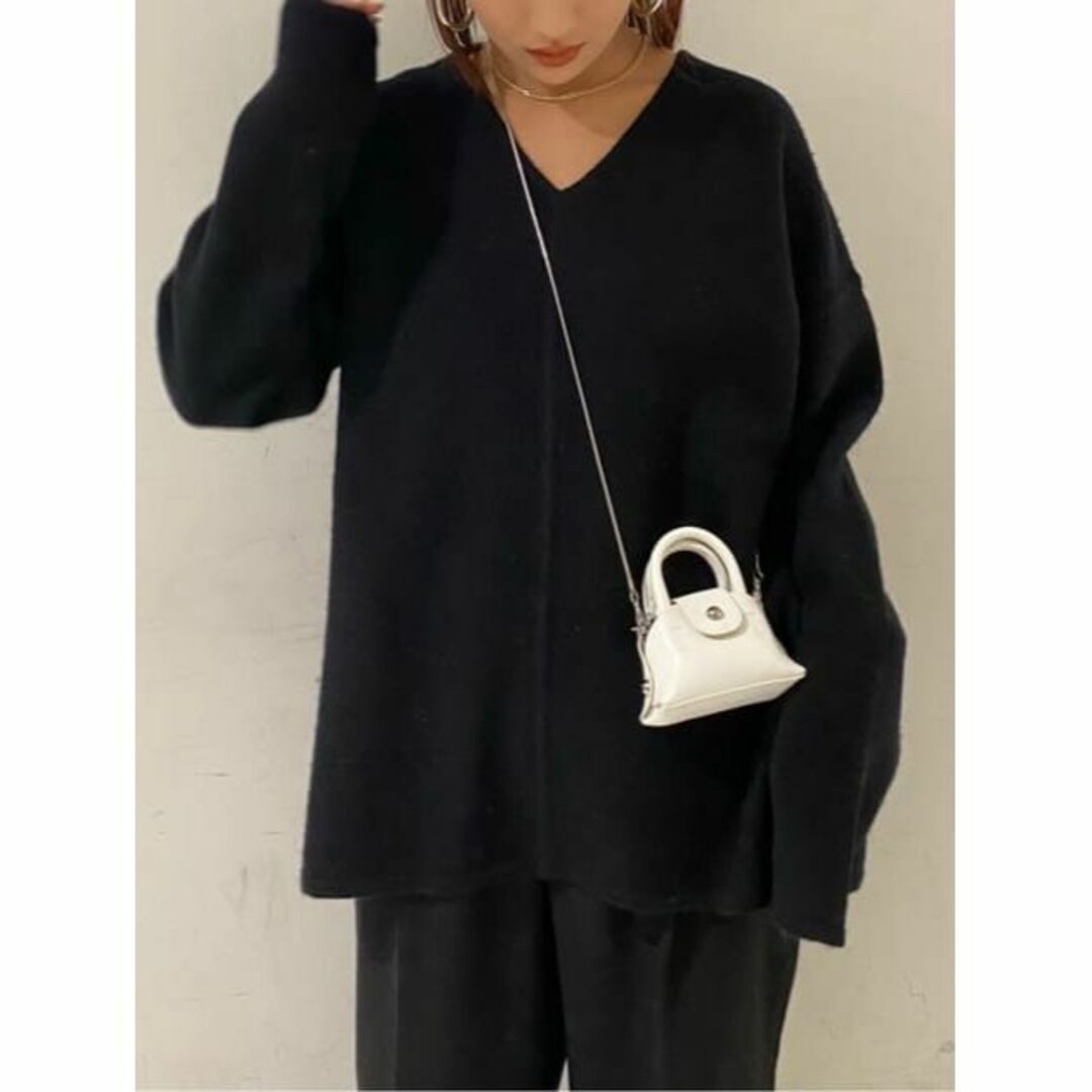 moussy(マウジー)のMOUSSY♡M_LOOSE KNIT PULLOVER レディースのトップス(ニット/セーター)の商品写真