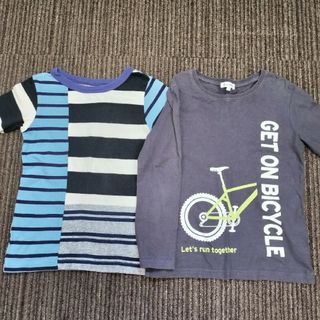 サンカンシオン(3can4on)の春服　2枚セット　長袖シャツ　130 BREEZE　3can4on(Tシャツ/カットソー)