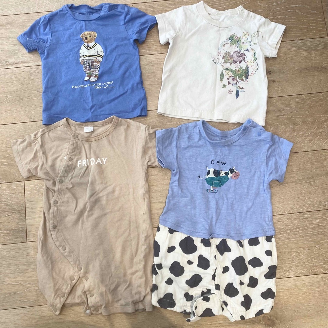 POLO RALPH LAUREN(ポロラルフローレン)の80サイズ　ラルフローレンなど　Tシャツ　ロンパースまとめうり キッズ/ベビー/マタニティのベビー服(~85cm)(Ｔシャツ)の商品写真