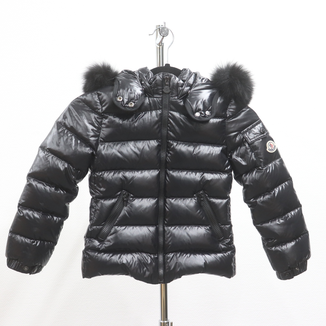 ITW0PZ35EJ0Q 国内正規品 MONCLER モンクレール BADY FUR バディファー ダウン キッズ ブラック サイズ 6 116cmフォックス詰め物