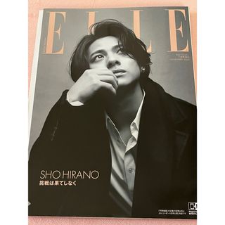 ELLE JAPON 2023年 11月号増刊 平野紫耀特別版(アイドルグッズ)