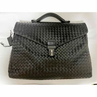 ボッテガヴェネタ(Bottega Veneta)の美品　ボッテガヴェネタ　ビジネスバッグ　ブリーフケース　イントレチャート　紳士(ビジネスバッグ)