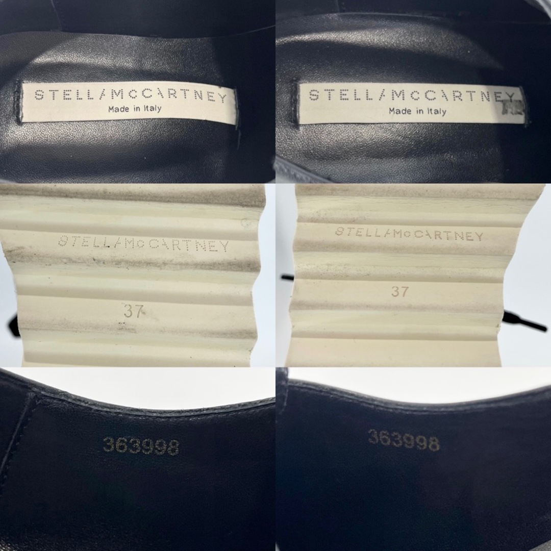 Stella McCartney(ステラマッカートニー)の【値下げ中】Stella McCartney ステラマッカートニー ローファー エリス ブリット ELYSE 靴 37サイズ オールシーズン レザー  ウッド   ブラック 黒 レディース 限定【中古品】 レディースの靴/シューズ(ローファー/革靴)の商品写真