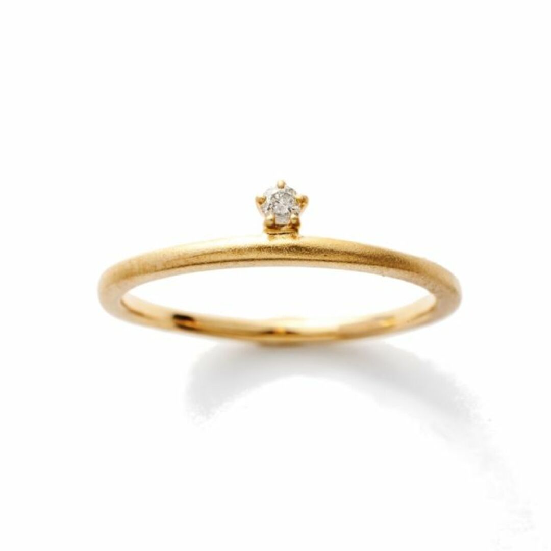 【 H＆D エイチ アンド ディ 】 K10 イエローゴールド YG ダイヤモンド 0.02ct ピンキーリング #05 レディースのアクセサリー(リング(指輪))の商品写真