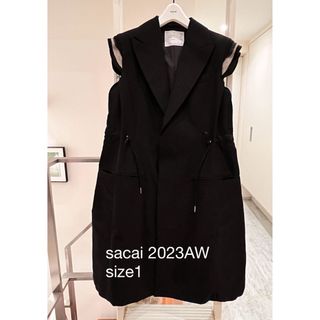 サカイ(sacai)のsacai ベスト　ジレ　size1(ベスト/ジレ)