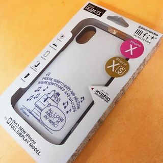 スヌーピー(SNOOPY)のiPhoneXS / X 共通 スヌーピー イーフィット ケース SNG200C(iPhoneケース)