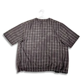 サカイ(sacai)のsacai サカイ 2022SS チェック柄 半袖 Tシャツ size 3 ブラック メンズ 22-02752M 未使用 正規品 ドーバーストリートマーケット購入(Tシャツ/カットソー(半袖/袖なし))