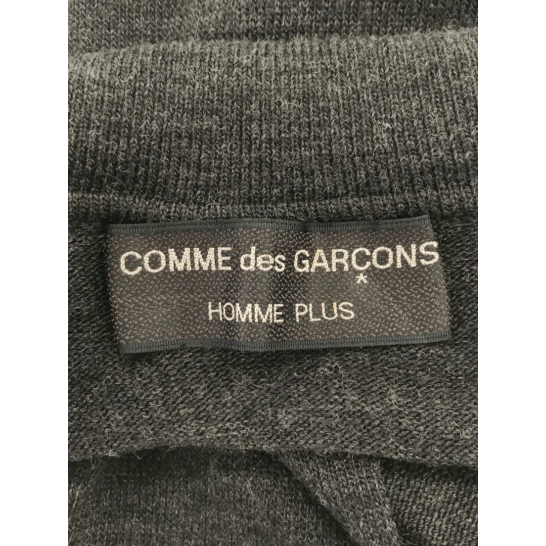 COMME des GARCONS(コムデギャルソン)のCOMME des GARCONS HOMME PLUS コム デギャルソンオムプリュス AD1998 ショートスリーブ ウールニットポロシャツ グレー PN-100220 メンズのトップス(ポロシャツ)の商品写真