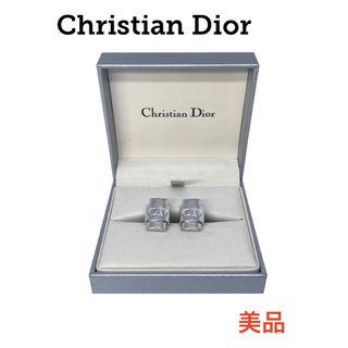 クリスチャンディオール(Christian Dior)のChristianDior シルバー ロゴ カフス カフリンクス ディオール(カフリンクス)