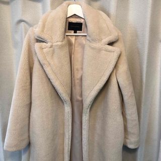 バナナリパブリック(Banana Republic)のBanana Republicボアロングコート【テディ風コート】(ロングコート)