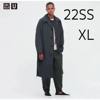 UNIQLO - UNIQLO ユニクロUトレンチコート 08DARKGRAY XL