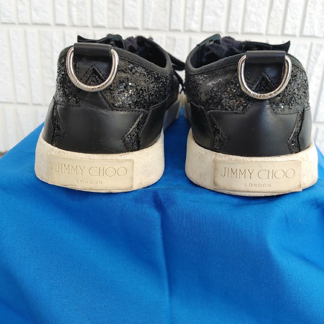 JIMMY CHOO(ジミーチュウ)のJIMMY CHOO　スパンコール　スニーカー　メンズ　42　ジミーチュウ メンズの靴/シューズ(スニーカー)の商品写真