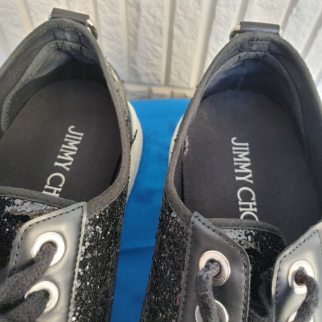 JIMMY CHOO(ジミーチュウ)のJIMMY CHOO　スパンコール　スニーカー　メンズ　42　ジミーチュウ メンズの靴/シューズ(スニーカー)の商品写真