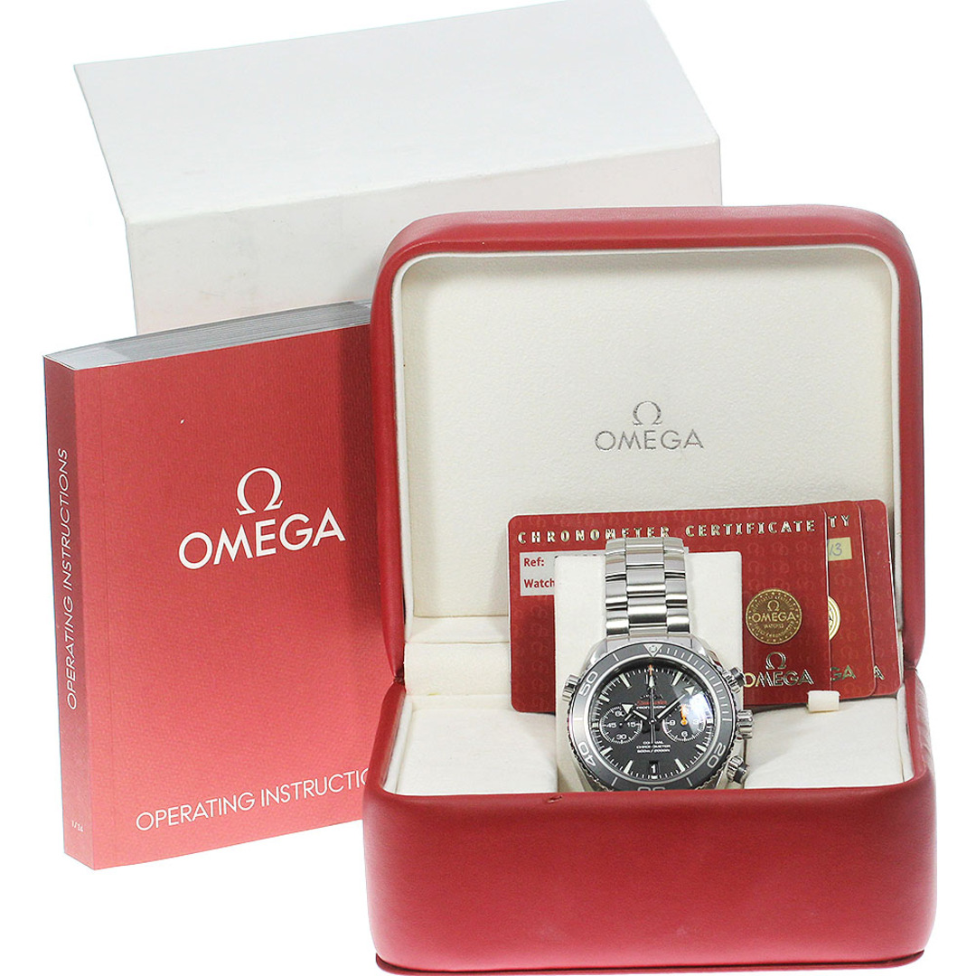 OMEGA(オメガ)のオメガ OMEGA 232.30.46.51.01.001 シーマスター プラネットオーシャン クロノグラフ デイト 自動巻き メンズ 箱・保証書付き_783423 メンズの時計(腕時計(アナログ))の商品写真
