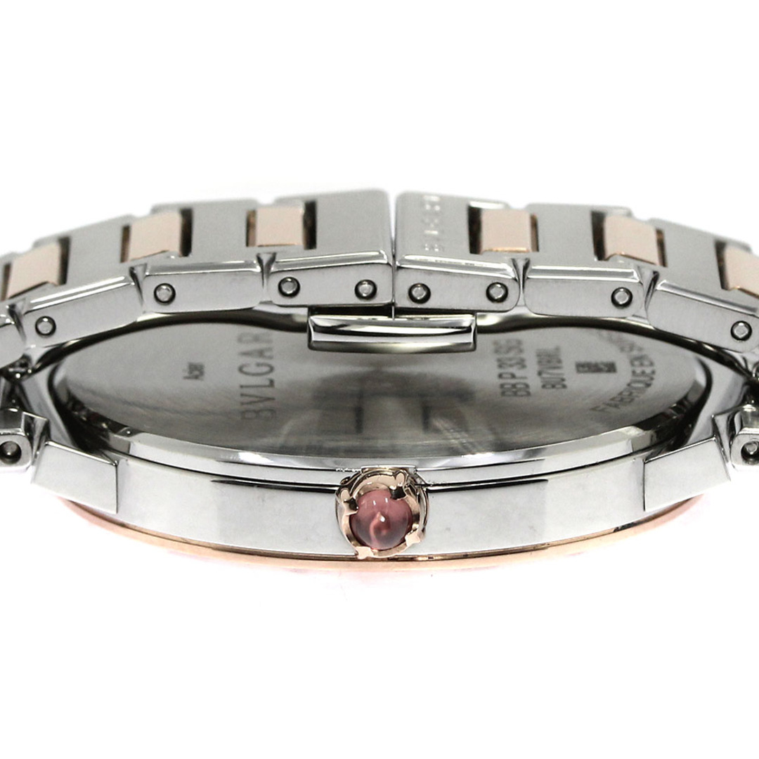 BVLGARI(ブルガリ)のブルガリ BVLGARI BBP33SG ブルガリブルガリ PGコンビ 12Pダイヤ クォーツ メンズ 極美品 箱・保証書付き_782937 メンズの時計(腕時計(アナログ))の商品写真