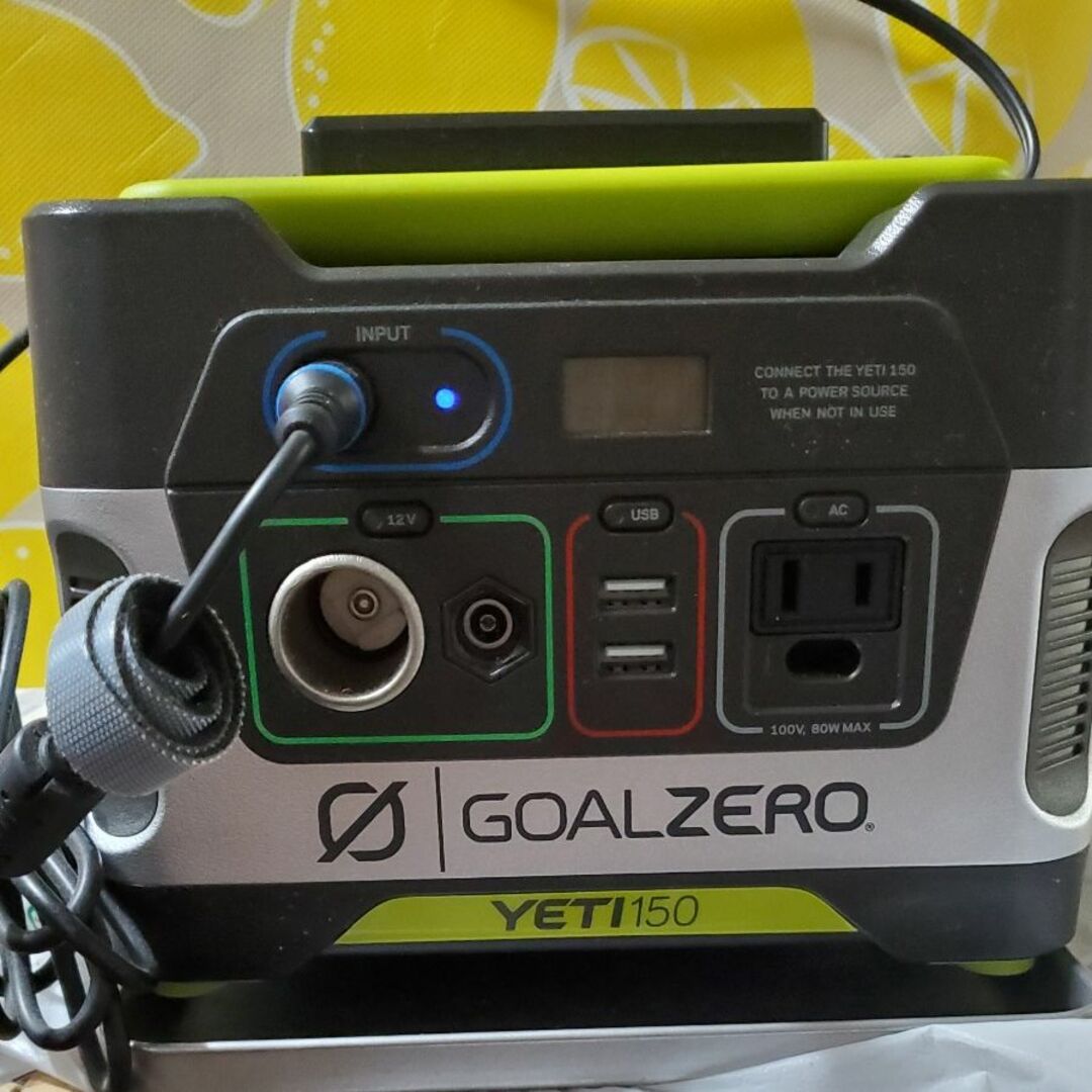 GOAL ZERO(ゴールゼロ)のGOALZERO Yeti 150－災害用に。 スマホ/家電/カメラのスマホ/家電/カメラ その他(その他)の商品写真