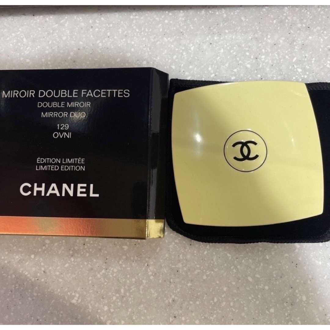 CHANEL ミラー ミロワール ドゥーブル ファセット 129 オヴニー