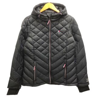 トミーヒルフィガー(TOMMY HILFIGER)のTOMMY HILFIGER 中綿ジャケット ワンポイント ロゴ M ブラック(ブルゾン)