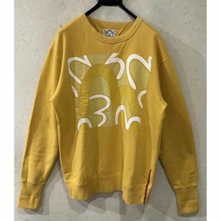 エビス(EVISU)の＊エヴィス EVISU カモメ イエロー スウェット トレーナー 40(スウェット)