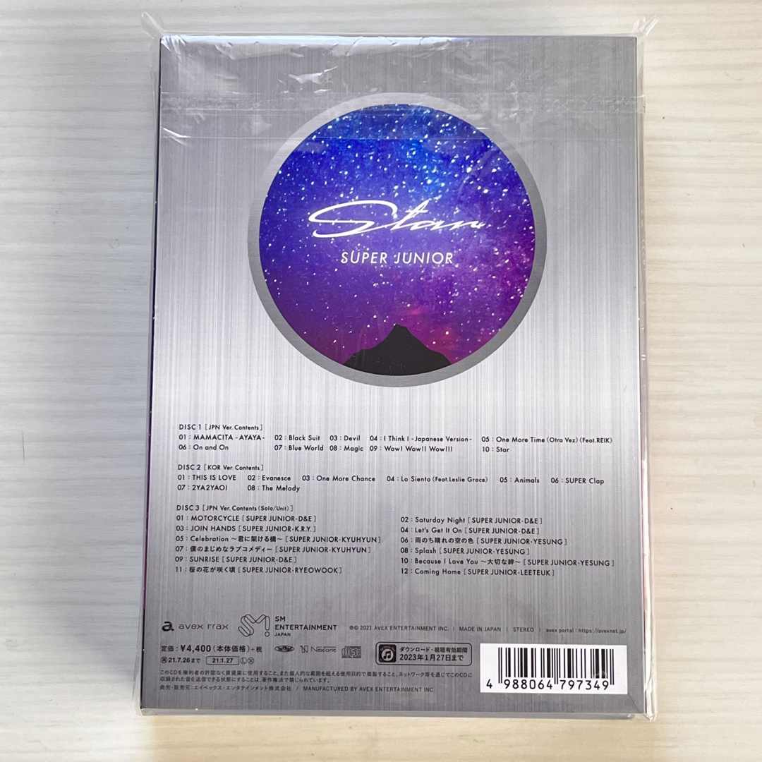 SUPER JUNIOR - SUPER JUNIOR Star (3CD) E.L.F-JAPAN 限定盤の通販 by