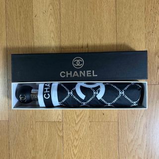 シャネル(CHANEL)のＣＨＡＮＥＬ　ノベルティ　折りたたみ傘＆日傘(傘)