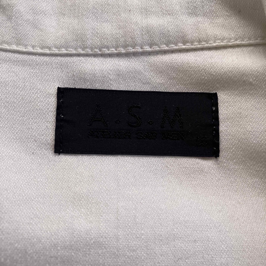 A.S.M 白シャツ メンズのトップス(シャツ)の商品写真