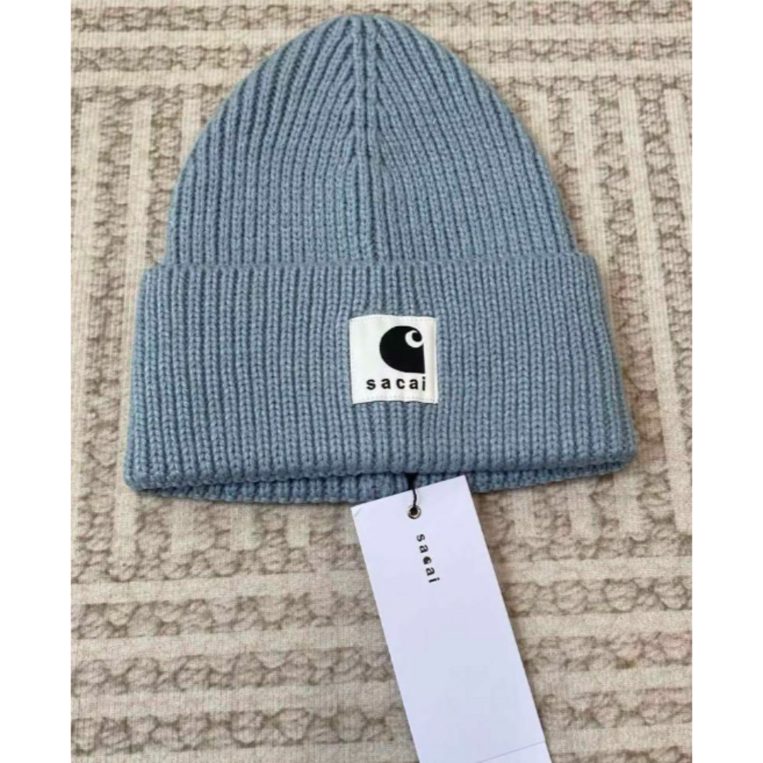 Sacai Carhartt WIP Beanie blue ニット帽