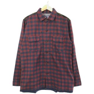 ジュンヤワタナベコムデギャルソン(JUNYA WATANABE COMME des GARCONS)のJUNYA WATANABE COMME des GARCONS MAN ジュンヤワタナベ コムデギャルソンマン 17AW ヨーク切替パッチワークチェックシャツ ミックス M WT-B020(シャツ)